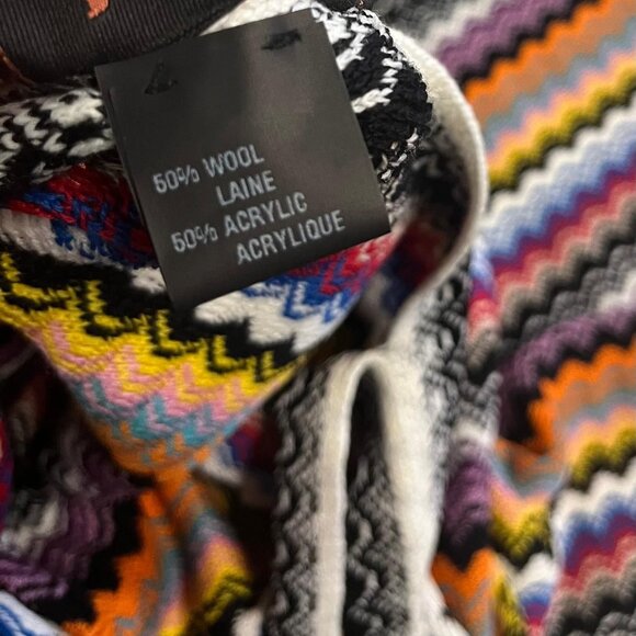 Missoni Multicolor Wool Poncho - Picture 5 of 6